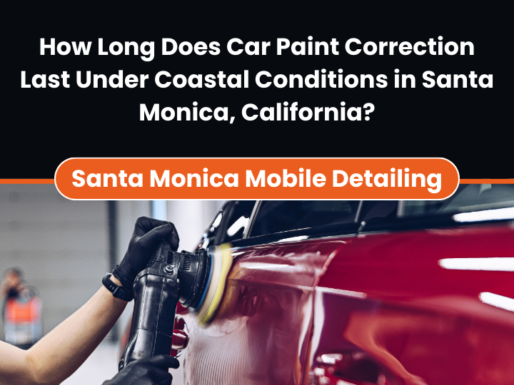 Preparing car for paint correction in Santa Monica