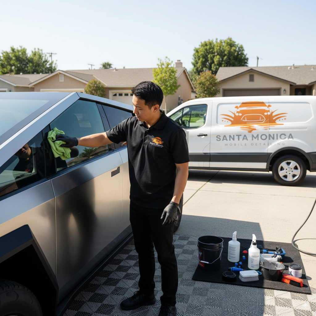 Tesla Cybertruck Mirror Finish in San Diego